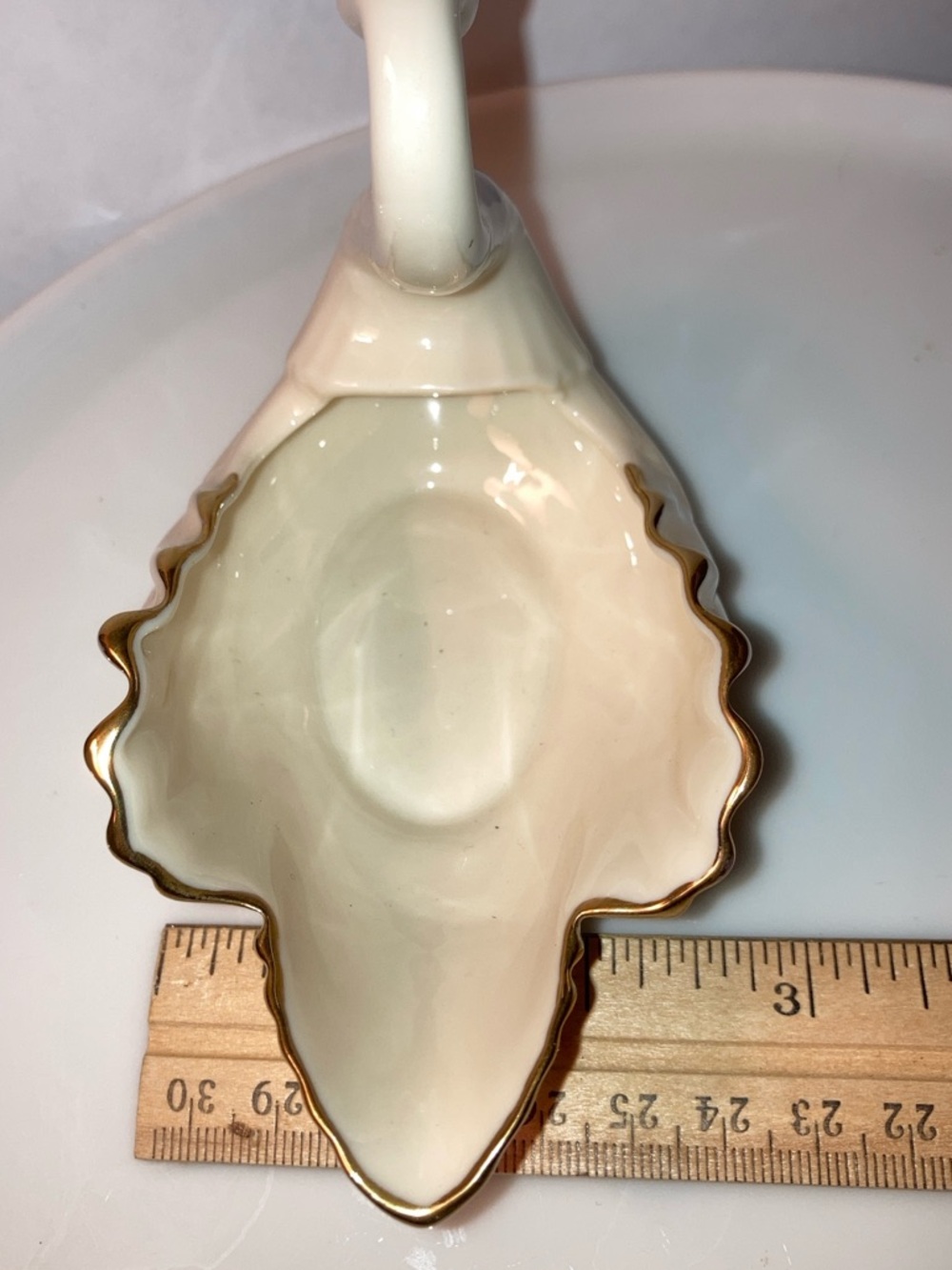 Lenox Swan bone china with 24k gold trim @4.75x2.75 in - Picture 6 of 7